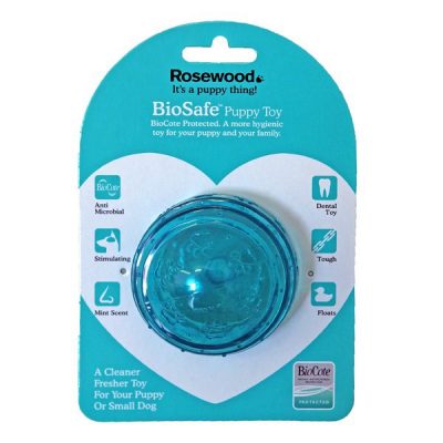 Rosewood BioSafe Puppy Ball - Blue