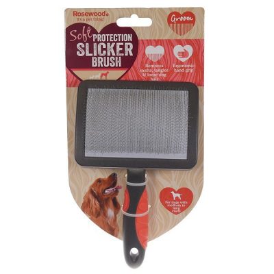 Rosewood Dog Grooming Slicker Brush - Large