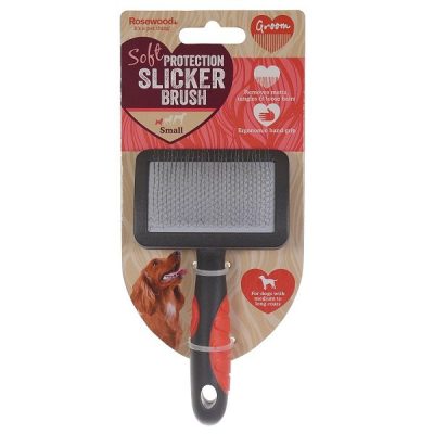 Rosewood Dog Grooming Slicker Brush - Small