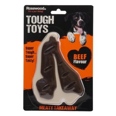 Rosewood Meaty Meat Takeaway Steak Flavoured Toy - Large