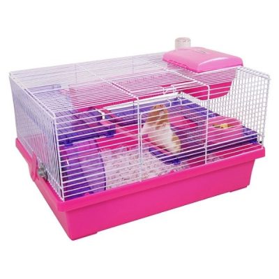 Rosewood Pico Hamster & Mice Cage - Pink