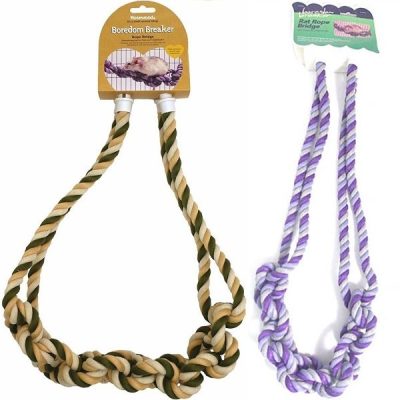 Rosewood Boredom Breaker Climbing Toy - Rope Bridge