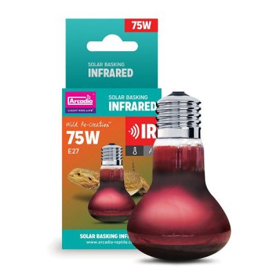 Arcadia Infrared Solar Basking Spot Bulb - 75 watts