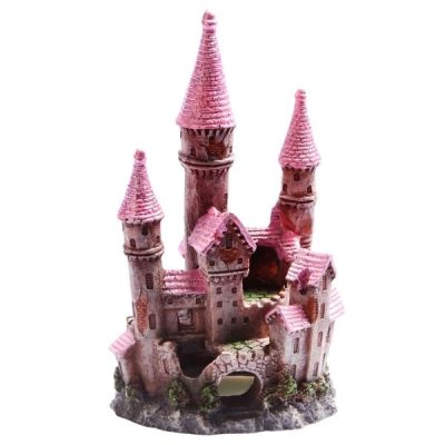 Aqua One Ruined Underwater Castle - Small Pink