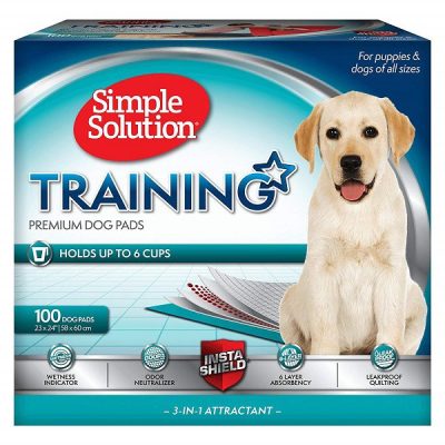 Simple Solution Toilet Training Puppy Pads - 100 Pack