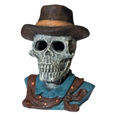 SuperFish Deco LED Ornament - Skull Cowboy