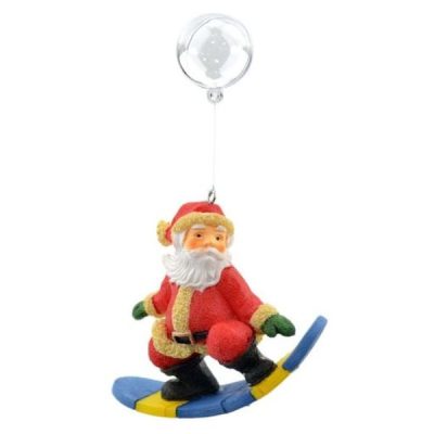 Aqua One Floating Tank Decorations - Surfing Santa