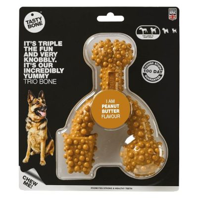 TastyBone Large Trio Bone - Peanut Butter