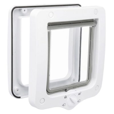 Trixie 4-Way Cat Flap Door - White