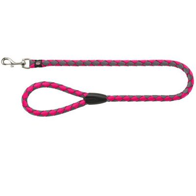 Trixie Cavo Dog Leash - Fuchsia/Graphite, S-M