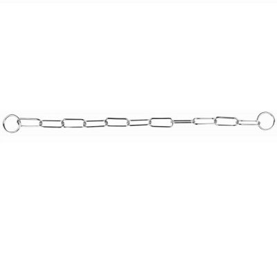 Trixie Chrome Long Link Choke Chain for Dogs - 46 cm/3.0 mm