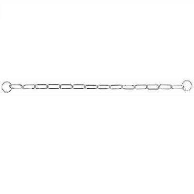 Trixie Chrome Long Link Choke Chain for Dogs - 62 cm/4.0 mm