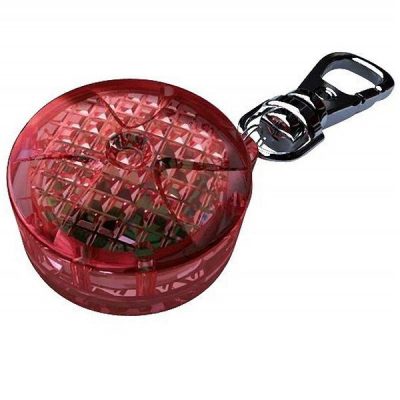 Trixie Dog & Cat Flashing Tag - Red