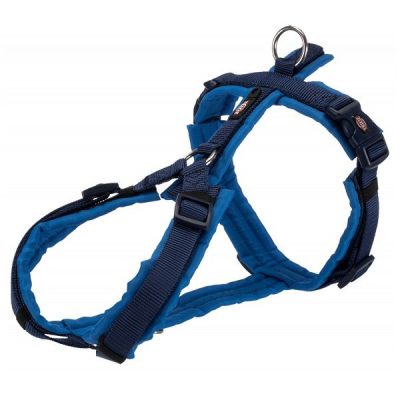 Trixie Premium Trekking Y Shaped Dog Harness - Large, Indigo/Royal Blue