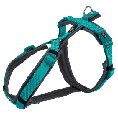 Trixie Premium Trekking Y Shaped Dog Harness - XL, Ocean/Graphite