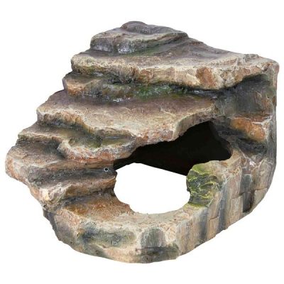 Trixie Reptiland Rainforest Corner Rock with Cave & Platform - 16 x 12 x 15 cm