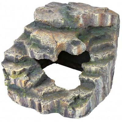 Trixie Reptiland Rainforest Corner Rock with Cave & Platform - 19 x 17 x 17 cm