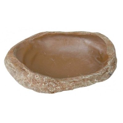 Trixie Steppe Rock Water & Food Bowl - 15 x 3.5 x 12cm