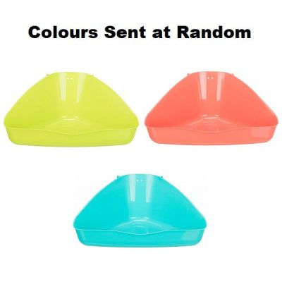 Trixie Small Animal Plastic Corner Litter Tray - Medium