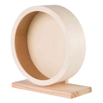 Trixie Small Animal Wooden Exercise Wheel - 28cm