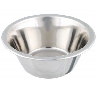 Trixie Stainless Steel Feeding Bowl - 0.2 l/ ø 11 cm