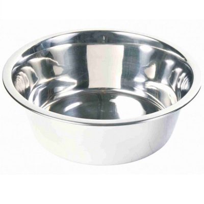 Trixie Stainless Steel Feeding Bowl - 1.8 l/ ø 21 cm