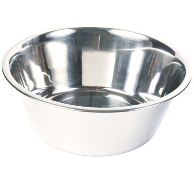 Trixie Stainless Steel Feeding Bowl - 4.5 l/ ø 29 cm
