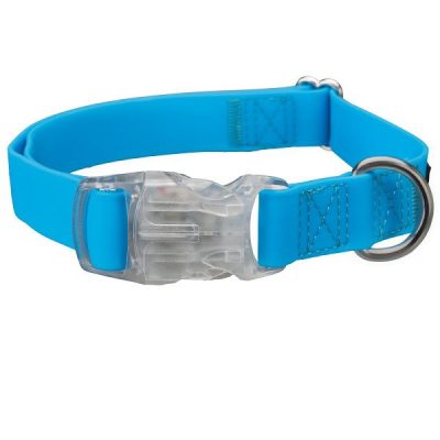 Trixie USB Easy Flash Collar - Neon Blue, S-M