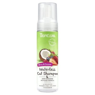 TropiClean Waterless Shampoo Deep Cleaning 220ml - TropiClean Waterless Cat Shampoo Deep Cleaning