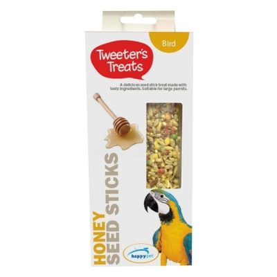 Tweeter's Treats Seed Sticks for Parrots - Honey