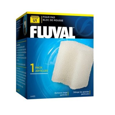 FLUVAL Poly / Carbon Cartridge 2 Pack / Foam Pad - U1 Foam Pad