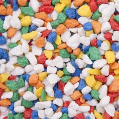 Unipac Harlequin Gravel - Multi Colour, 10kg