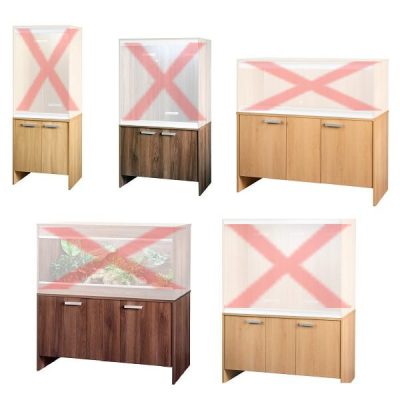 VivExotic Vivarium Cabinets - Black, Medium