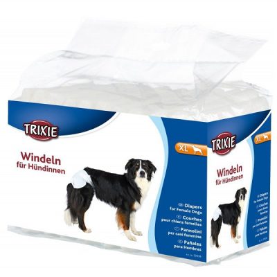 Trixie Disposable Female Dog Diapers - XL (40 to 58 cm)