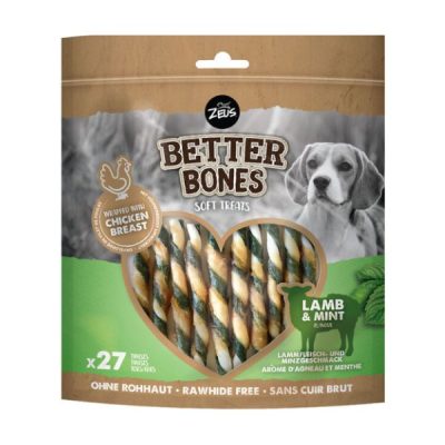 Zeus BetterBones Twists - Lamb & Mint 27pk