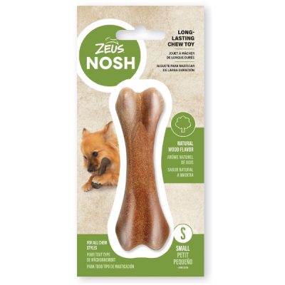 Zeus Nosh Nylon & Wood Chew Bone - Small