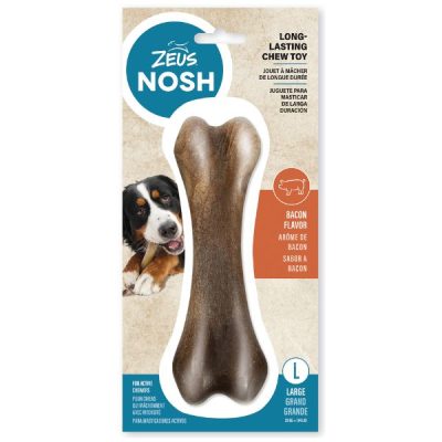 Zeus Nosh Strong Chew Bacon Bone - Large