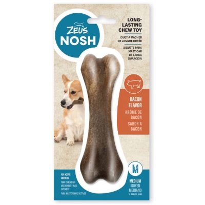 Zeus Nosh Strong Chew Bacon Bone - Medium