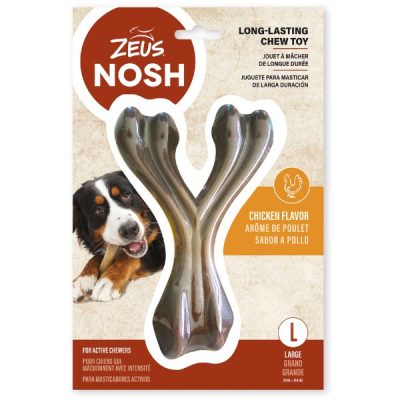 Zeus Nosh Strong Chew Chicken Wishbone - Large