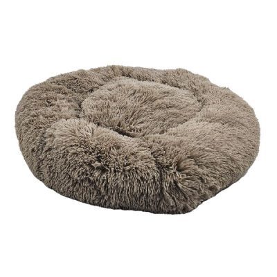 HugglePets Anti-Anxiety Donut Dog Bed - Oatmeal.