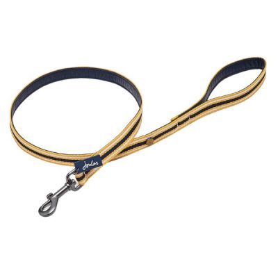 Joules Coastal Dog Lead in Yellow and Navy