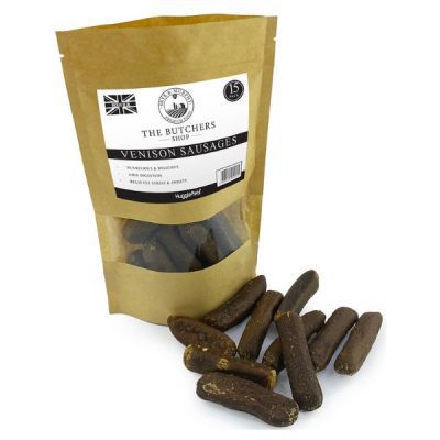 The Butchers Shop Premium Venison Sausages Dog Treat