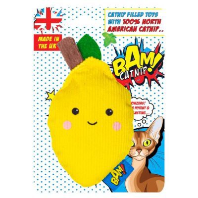 BAM! Catnip Infused Cat Toy Lisa Lemon