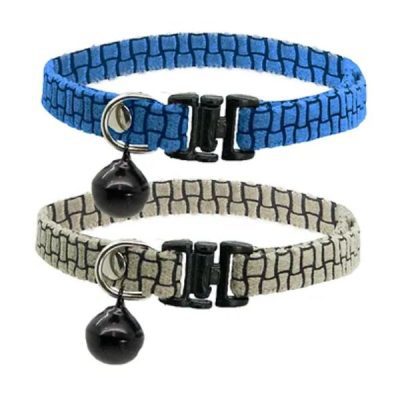 Cat Circus Embossed Velvet Kitten Safety Collar