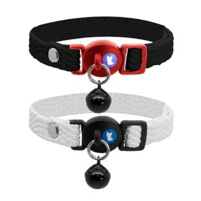 Cat Circus Monochrome PU Safety Cat Collar