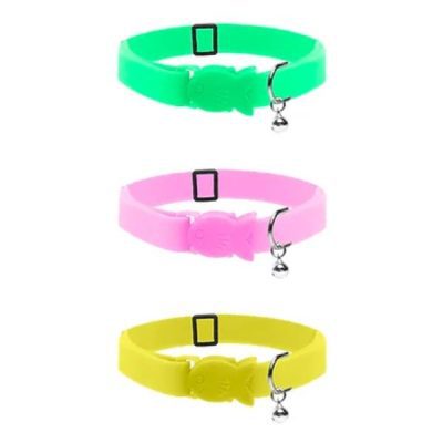 Cat Circus Neon Neoprene Print Cat Collars