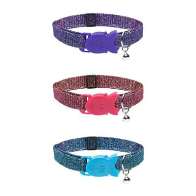 Cat Circus Sparkle Print Safety Cat Collars