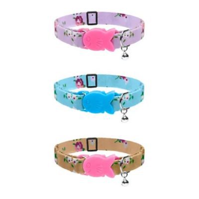 Cat Circus Vintage Print Safety Cat Collars