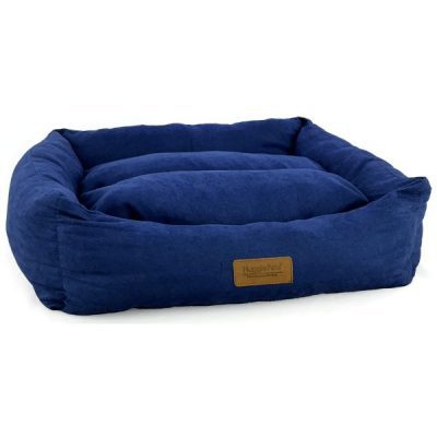 HugglePets Dog Lounger - Navy - Small
