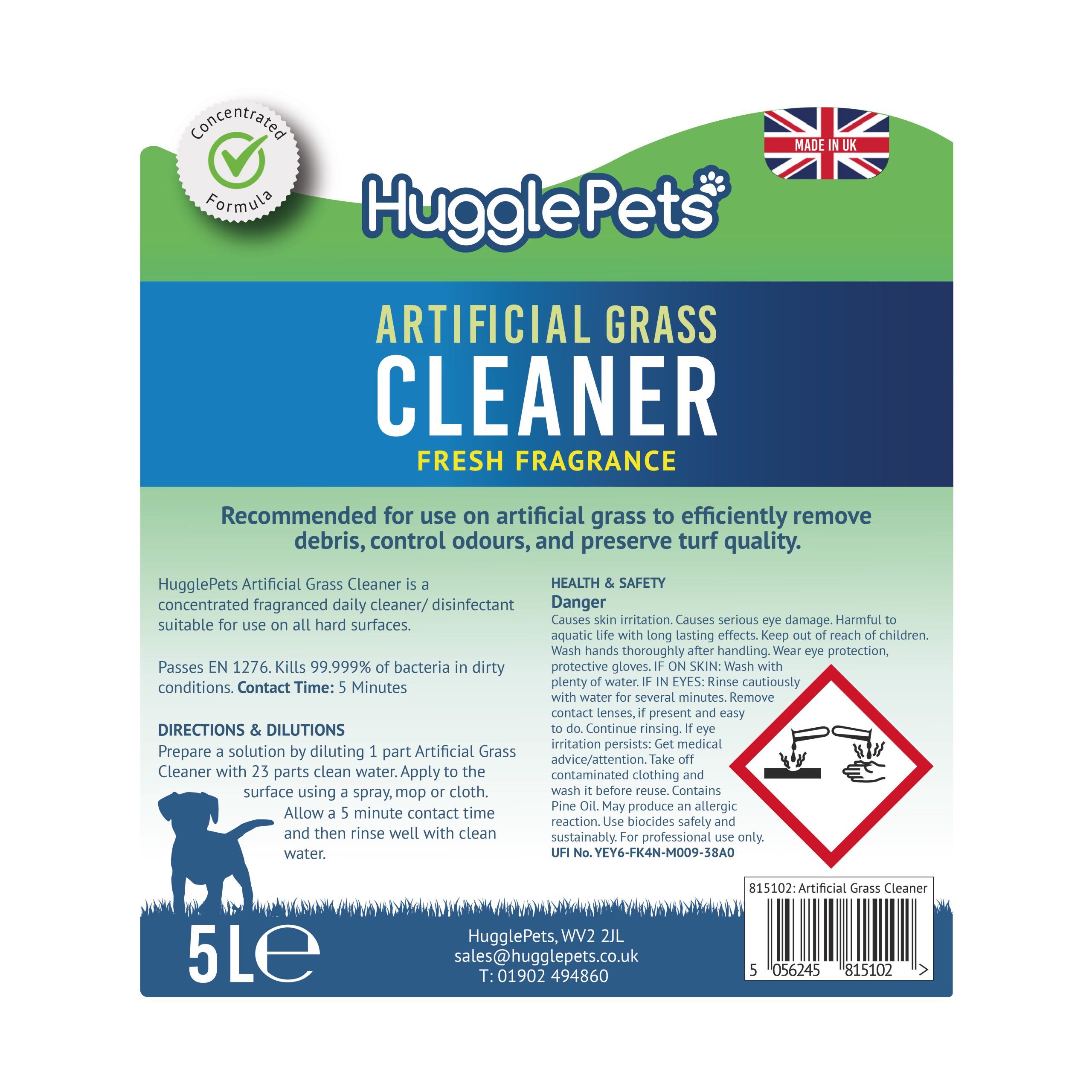 HugglePets Artificial Grass Cleaner
